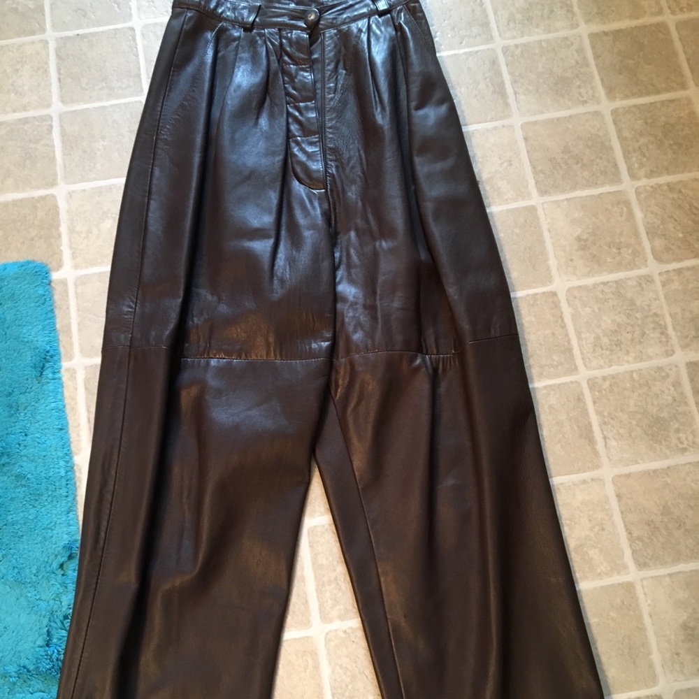 Leather pants